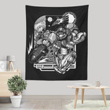 Running in Space - Wall Tapestry