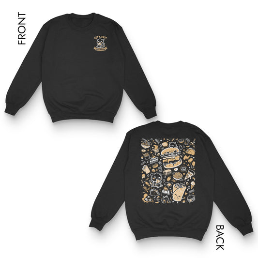 Kitty Foodie (Logo & Doodle) - Sweatshirt