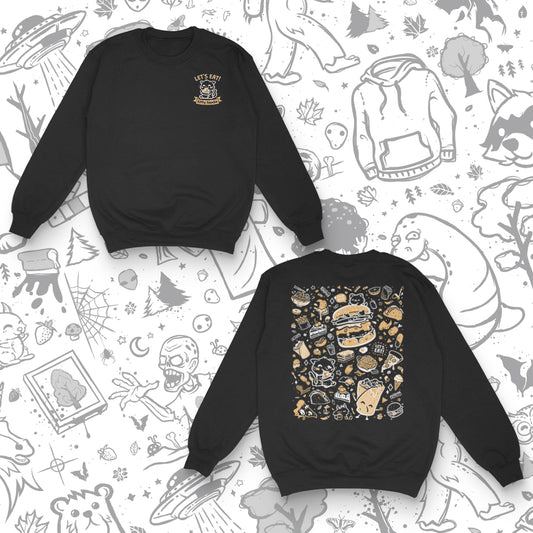 Kitty Foodie (Logo & Doodle) - Sweatshirt