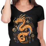 Sacred Dragon Keeper - Women's V-Neck