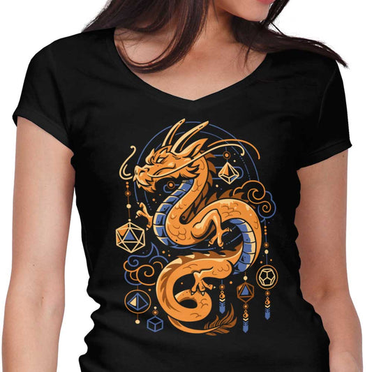 Sacred Dragon Keeper - Women's V-Neck
