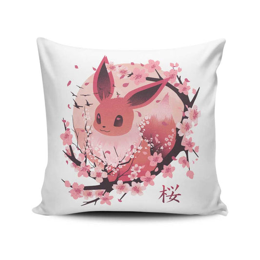 Sakura Eevee - Throw Pillow