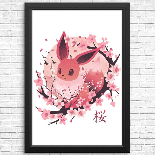 Sakura Eevee - Posters & Prints