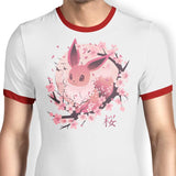 Sakura Eevee - Ringer T-Shirt