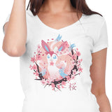 Sakura Fairy - Women's V-Neck