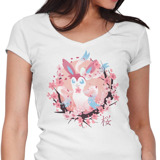 Sakura Fairy - Women's V-Neck