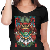 Samurai Brawler - Women's V-Neck