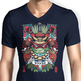 Samurai Brawler - Men's V-Neck