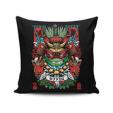 Samurai Brawler - Throw Pillow