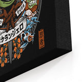 Samurai Partier - Canvas Print