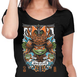 Samurai Partier - Women's V-Neck