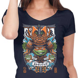 Samurai Partier - Women's V-Neck