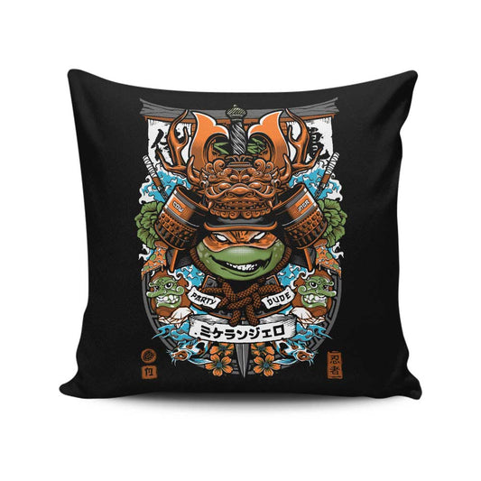 Samurai Partier - Throw Pillow