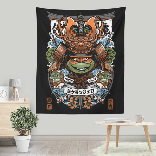 Samurai Partier - Wall Tapestry