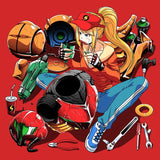 Samus Repairing - Ringer T-Shirt