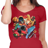 Samus Repairing - Women's V-Neck