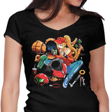 Samus Repairing - Women's V-Neck