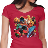 Samus Repairing - Women's V-Neck