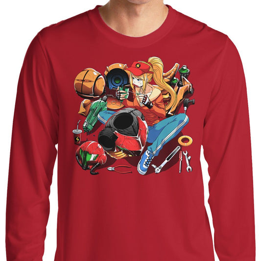 Samus Repairing - Long Sleeve T-Shirt