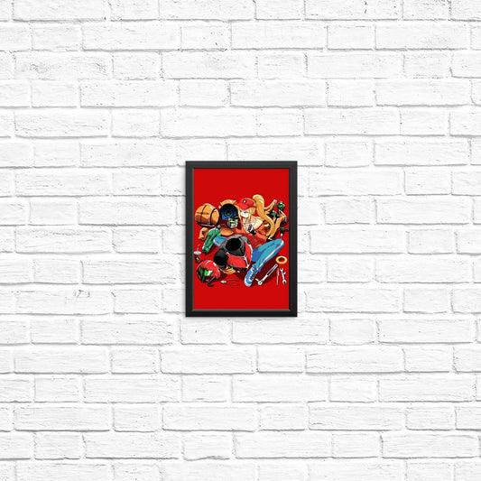Samus Repairing - Posters & Prints