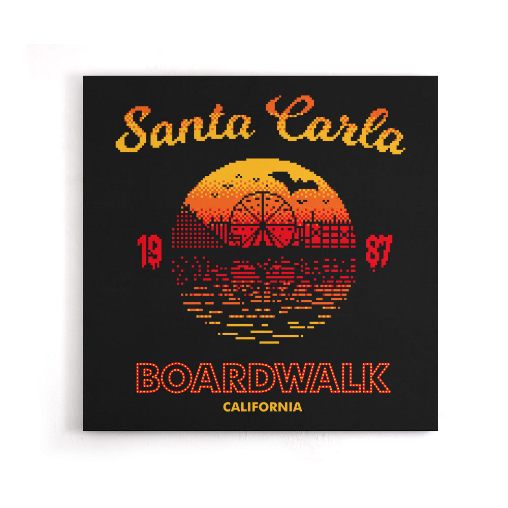Santa Carla Sunset - Canvas Print