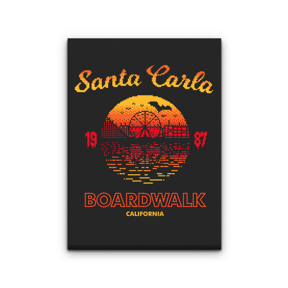 Santa Carla Sunset - Canvas Print