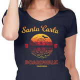 Santa Carla Sunset - Women's V-Neck