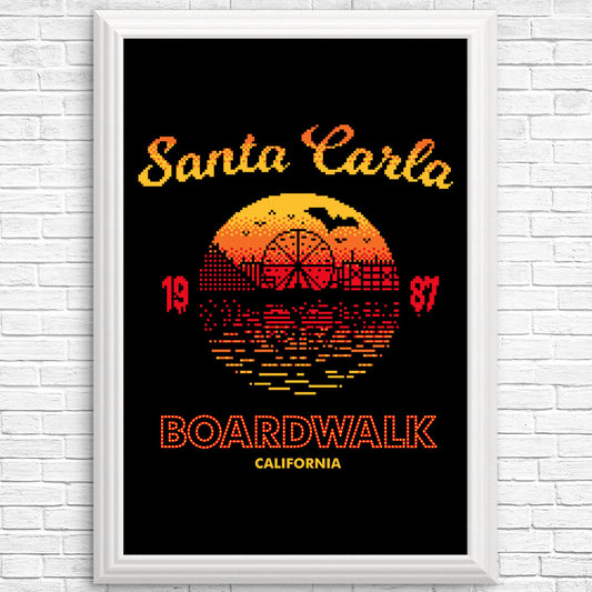 Santa Carla Sunset - Posters & Prints