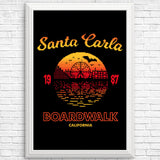 Santa Carla Sunset - Posters & Prints