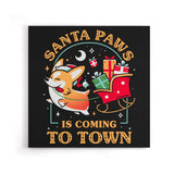 Santa Paws - Canvas Print