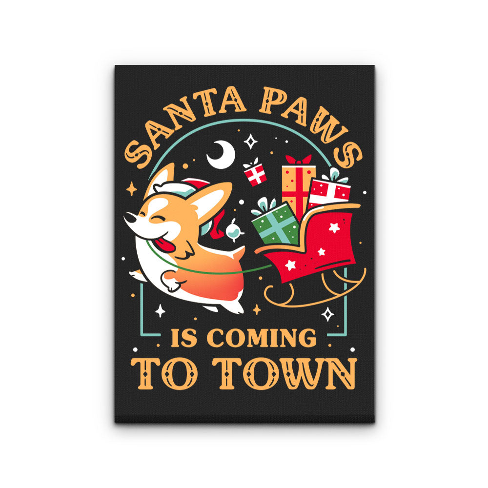 Santa Paws - Canvas Print