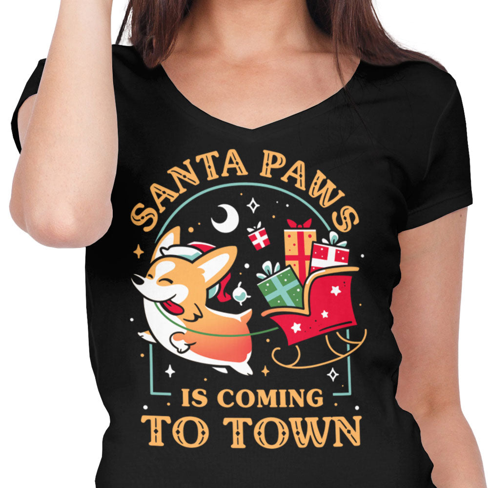 Santa Paws - Women's V-Neck