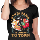 Santa Paws - Women's V-Neck