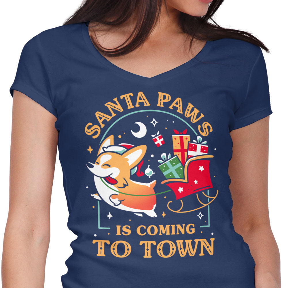 Santa Paws - Women's V-Neck