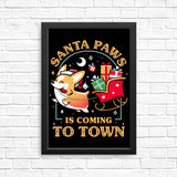 Santa Paws - Posters & Prints