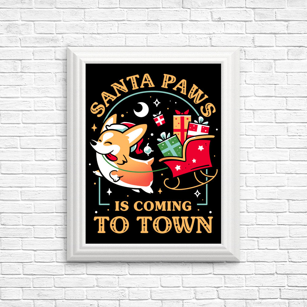 Santa Paws - Posters & Prints