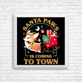 Santa Paws - Posters & Prints