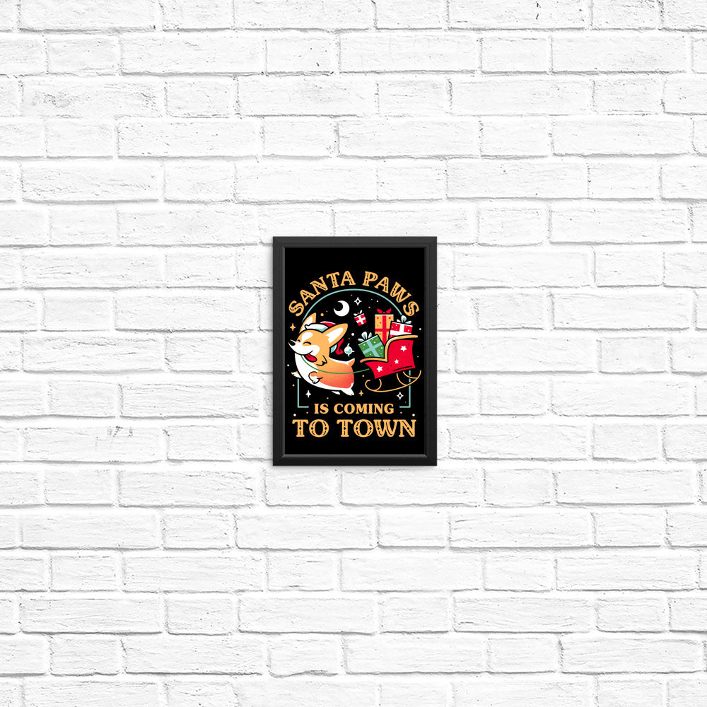 Santa Paws - Posters & Prints