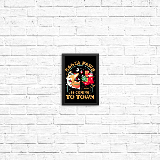Santa Paws - Posters & Prints