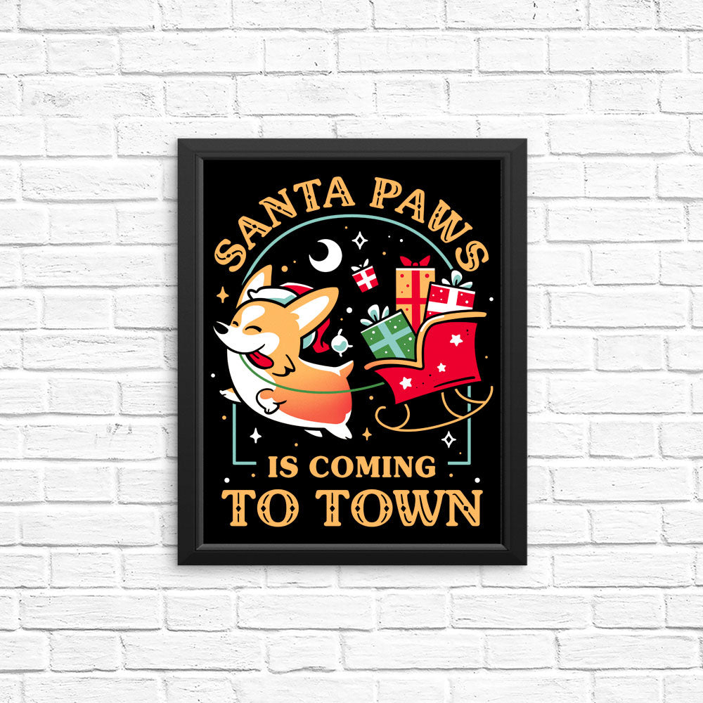 Santa Paws - Posters & Prints