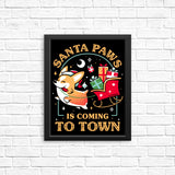 Santa Paws - Posters & Prints