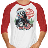 Santa Where You At? - 3/4 Sleeve Raglan T-Shirt