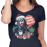 Santa Where You At? - Women's V-Neck