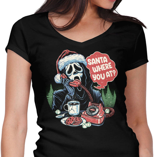 Santa Where You At? - Women's V-Neck