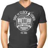 Save the Clock Tower - Men's V-Neck