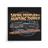 Saving People, Hunting Things - Canvas Print