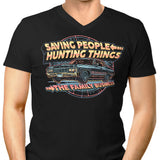 Saving People, Hunting Things - Men's V-Neck