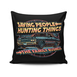 Saving People, Hunting Things - Throw Pillow