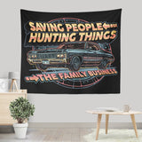 Saving People, Hunting Things - Wall Tapestry