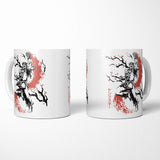 Scarlet Flame Sumi-e - Mug